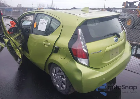 2015 Toyota Prius C Two from USA, damaged, VIN JTDKDTB31F1110841